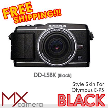 Gariz Du & Dus Olympus E P3 EP3 EP 3 Style Skin leather sticker 