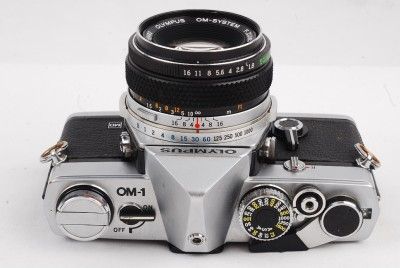 OLYMPUS OM1 35MM FILM SLR CAMERA KIT / 50MM F1.8 ZUIKO MC LENS  