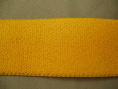 Inch Webbing 2.00 Terry Elastic Yellow 36 yd Roll New  