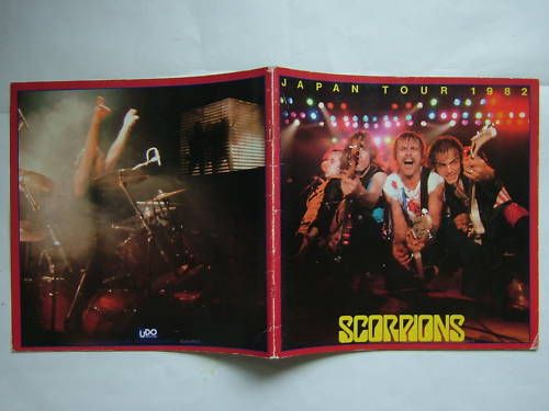 SCORPIONS JAPAN TOUR BOOK 1982  