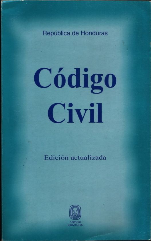 Código civil de la República de Honduras  