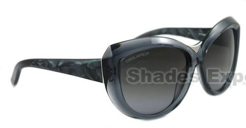 NEW DSQUARED SUNGLASSES DQ 0047 GRAY 92B DQ47 AUTH  