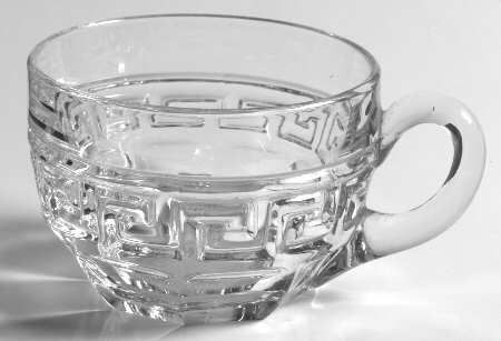 Heisey GREEK KEY CLEAR Punch Cup 6048053  