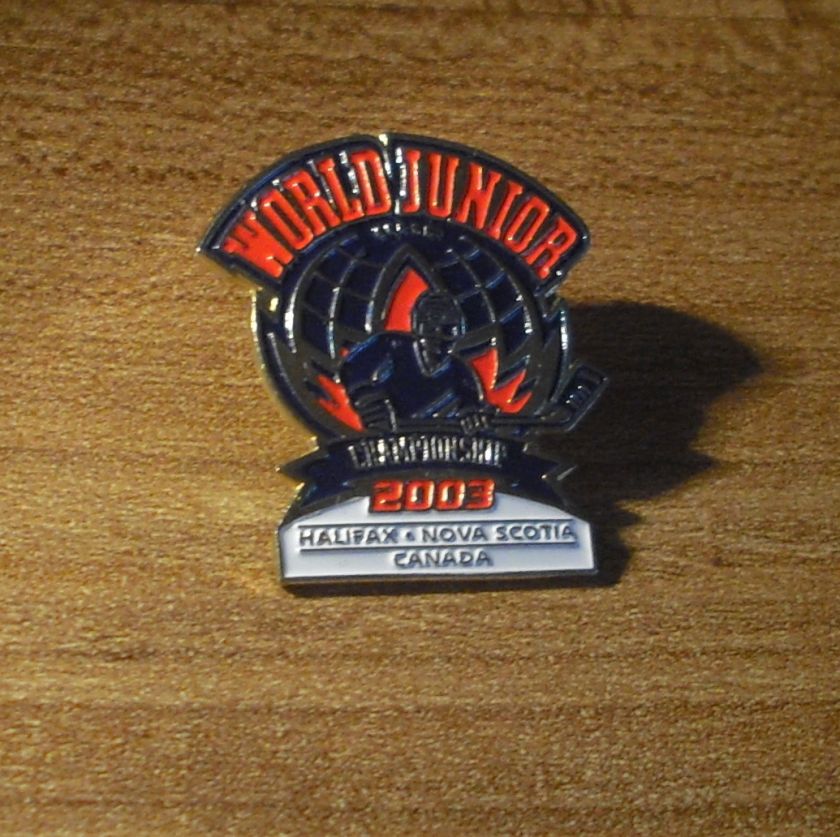 IIHF Junior Ice Hockey World Championships Halifax(Canada) 2003 pin 