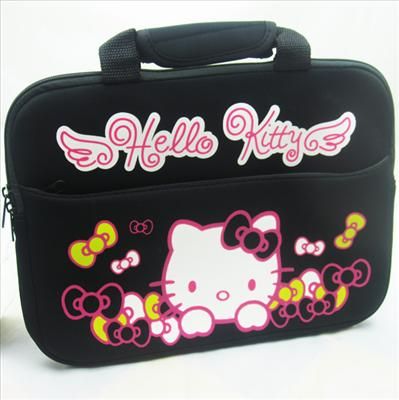 10 inch Black Hello Kitty Laptop Notebook Bag Case NEW  