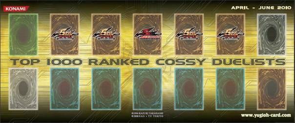   Original 1st Season April   June 2010 COSSY Konami Top 1000 Play Mat