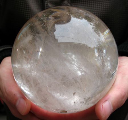 87kg transparent QUARTZ CRYSTAL SPHERE BALL Healing  