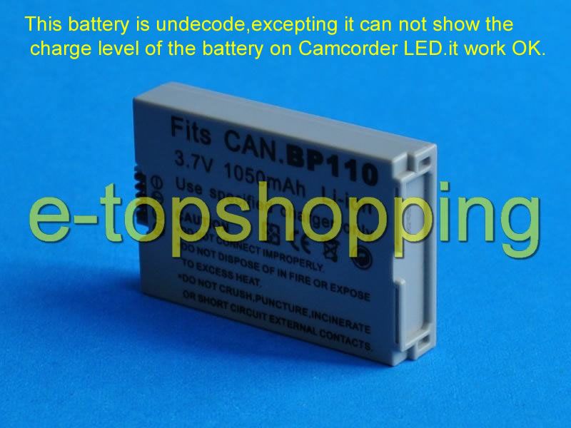   + Charger for Canon VIXIA HF R20 R21 R200 HFR20 HFR21 HFR200 CG 110E