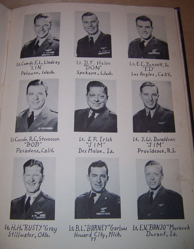 Original WW2 US Navy VF 19 Satins Kittens Cruisebooks Yearbooks From 