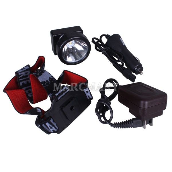 3W LED Mining Camping Hiking Cycling Fishing Light Headlight Miner Cap 