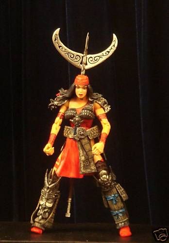 MARVEL LEGENDS CUSTOM ARMORED ELEKTRA ACTION FIGURE  