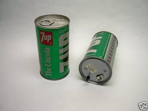 MINT VINTAGE 7 UP 7 UP MUSIC BOX CAN 1970s 70s RARE E  