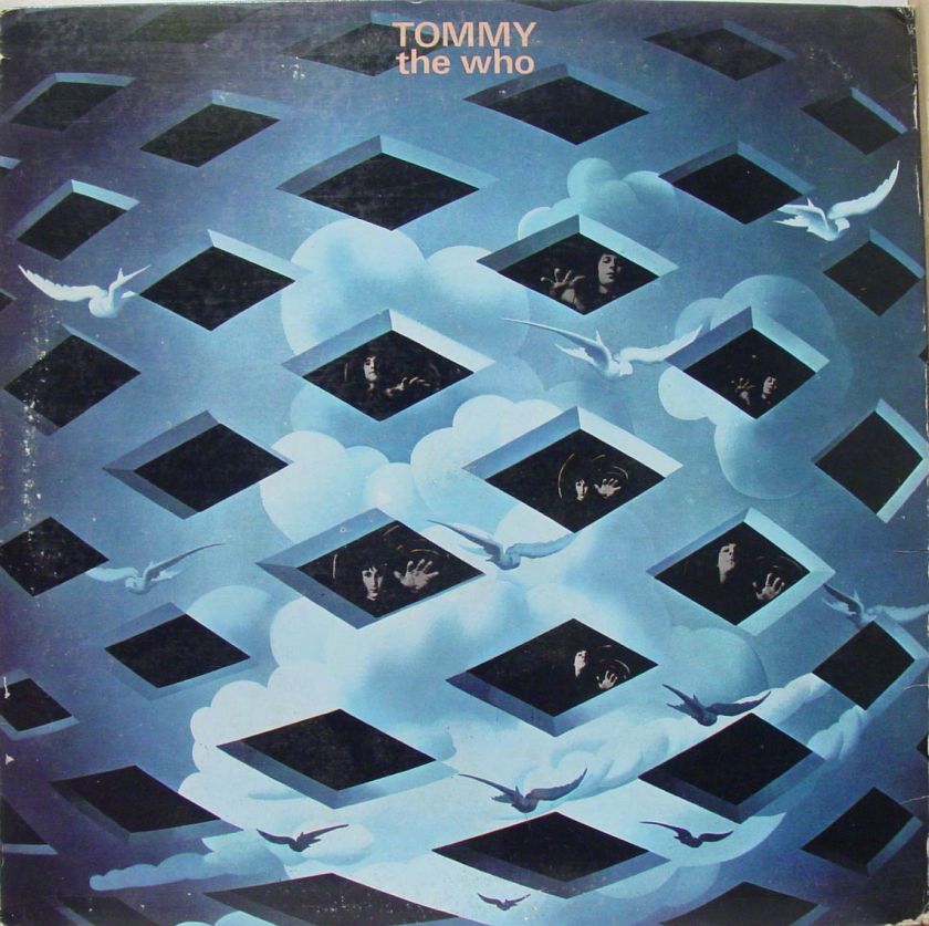 THE WHO tommy 2 LP vinyl MCA2 10005 VG++ 1980  