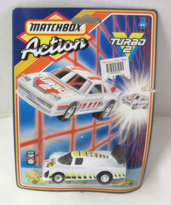 SEALED MATCHBOX ACTION DIECAST CAR TURBO 2 1987 #2  