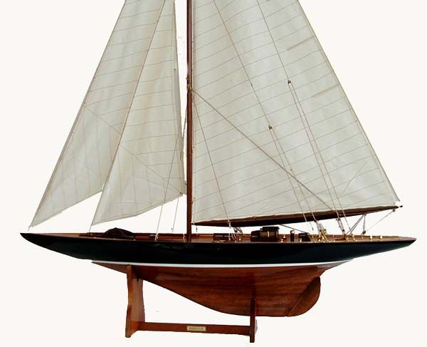 BEST 46 J CLASS ENDEAVOUR SAILBOAT WOOD BOAT MODEL NEW  