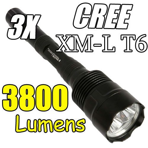 t6 led 3800lm flashlight 2 x ultrafire xsl 18650 2400mah 3 7v li ion 