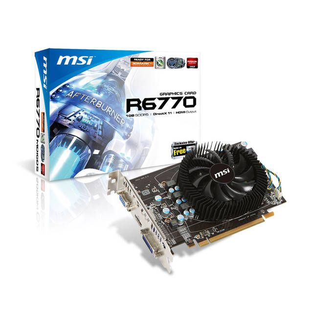 NEW MSI R6770 MD1GD5 ATI Radeon HD6770 HD 6770 1GB GDDR5 PCI E HDCP 