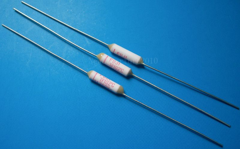 5Pcs Microtemp Thermal Fuse 102℃ TF Cutoff 2A 250V  