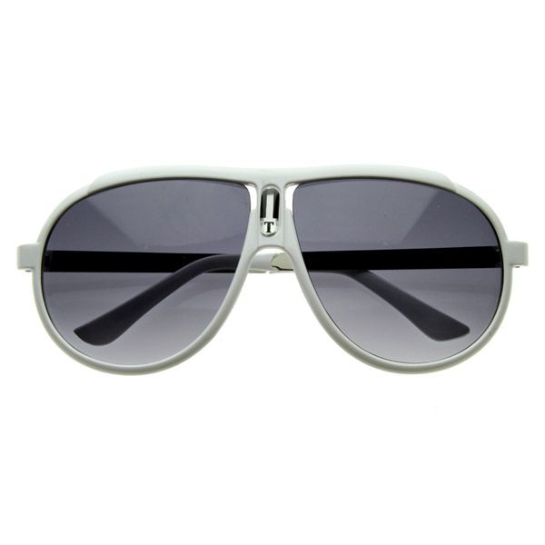   Inspired 80s Retro Large Turbo Aviator Stunner Shades Sunglasses 2764