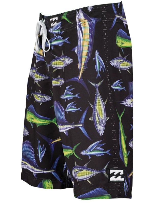 Billabong Mens Fish Stix Boardshorts Black  