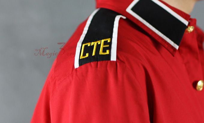 Michael Jackson CTE Red Shirt W/ Armband Gonna HAVE MJ costume 