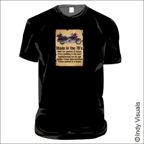 Made in the 70s Birthday Gift Honda Goldwing T Shirt  