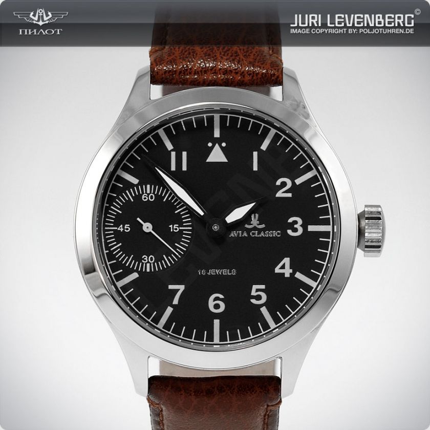 AVIA CLASSIC 2 Molnija 3603 Aviator Pilot russian watch  