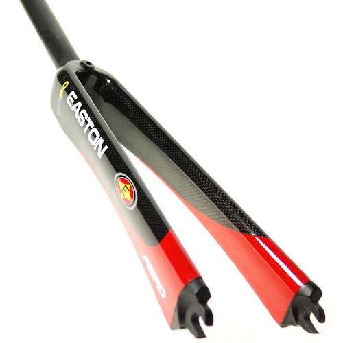 Easton EC90 Aero Carbon Road Fork 650C 43mm 1 1/8 in Red/Black  