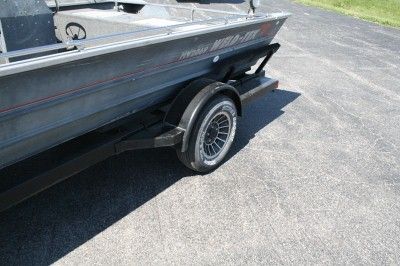 1998 Landau WeldTek 2069MV 20 Wide Jon River Fishing Aluminum Boat 