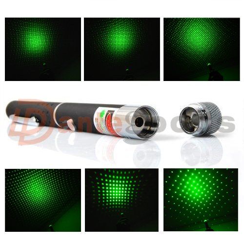 New 5mW 532nm Kaleidoscopic Green Laser Pointer Beam Pen Powerful 