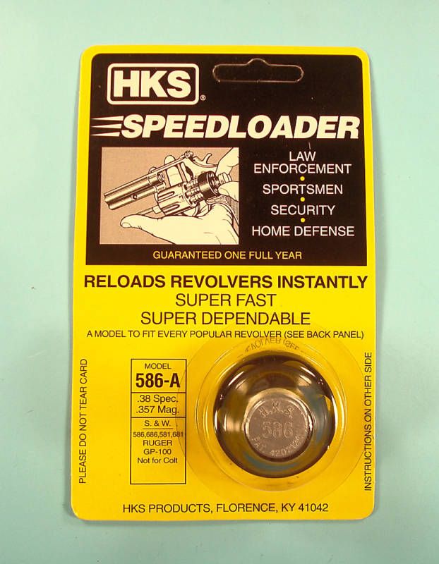 HKS 586/586 A Speed Loader 38/357 Mag S&W Ruger NEW  