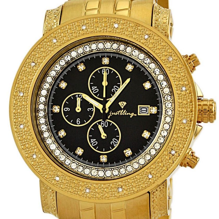 Just Bling Mens JB 6114 C 0.16 Carat Diamond Watch  