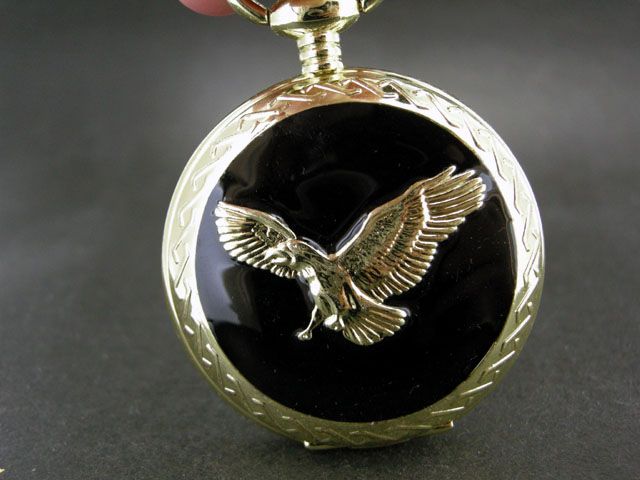 BENRUS GOLD FILLED ANTIQUE POCKET QUARTZ WATCH  