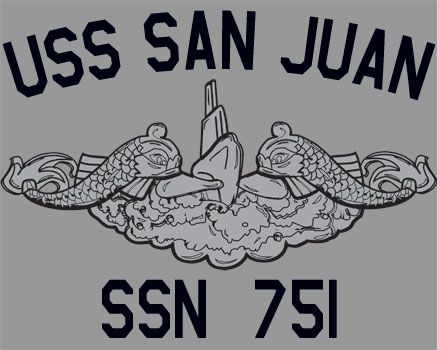 US Navy USS San Juan SSN 751 Submarine T Shirt  