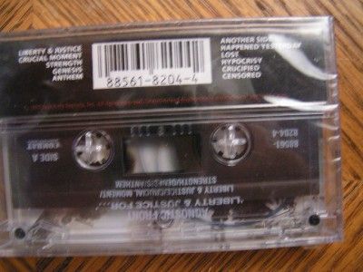 Agnostic Front Liberty and Justice ForCassette Sealed  