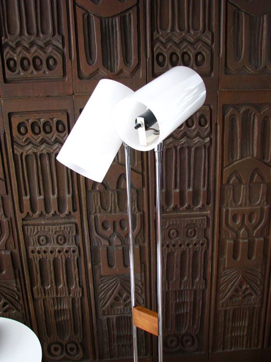 MID CENTURY MODERN FLOOR LAMP SPACE AGE 1970s EAMES ERA  