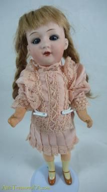   ANTIQUE GERMAN—GEBRUDER HEUBACH—8192—BISQUE CABINET SIZE DOLL