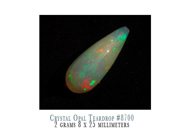 Stunning Ethiopian Opal Drilled Teardrop #8700  