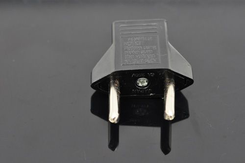 US USA TO EUROPEAN EU TRAVEL PLUG ADAPTER Converter  