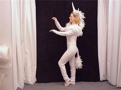 Unicorn Unitard Theatrical Costume  Velvet 8991  