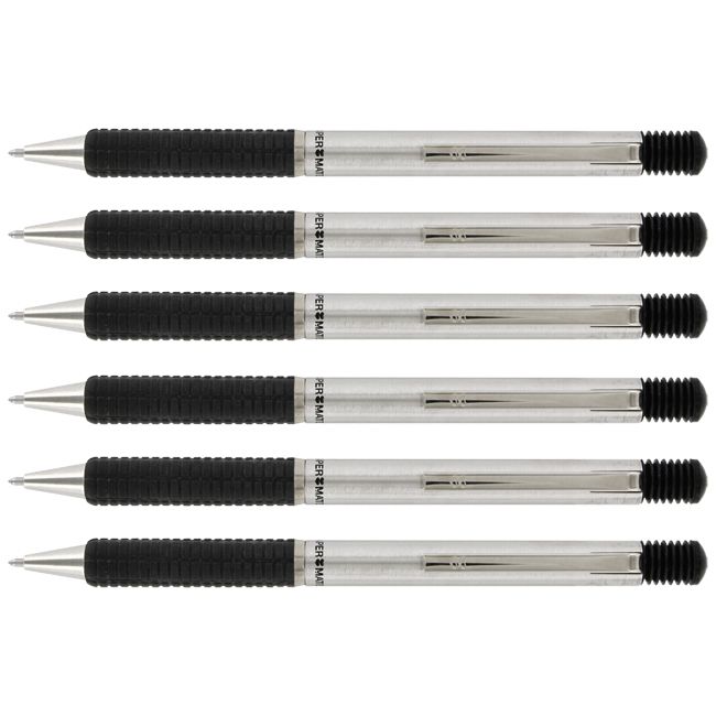 Papermate Dynagrip RT50 Stainless Steel Ball Pens  