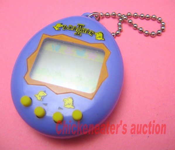 90s VIRTUAL PET LCD POCKET GAME TAMAGOTCHI AKA CHAN 2 *WORKS* CYBER 