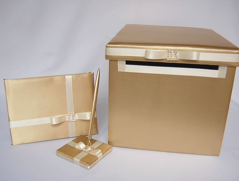 Wedding Reception Gold Guest Book Pen Set  