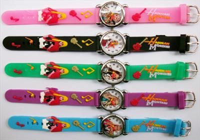 New 5pcs HANNAH MONTANA 3D Children Watch Child Gift  