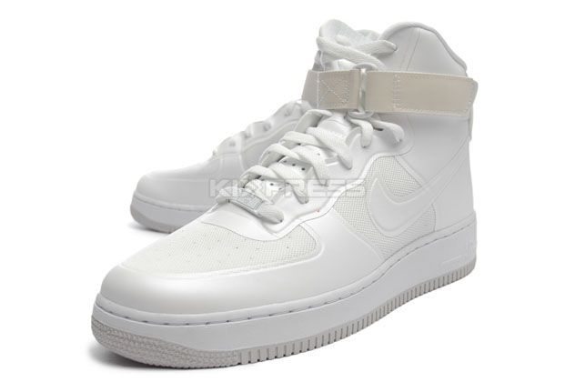 Nike Air Force 1 Hi HYP PRM [454433 100] Hyperfuse Premium True White 