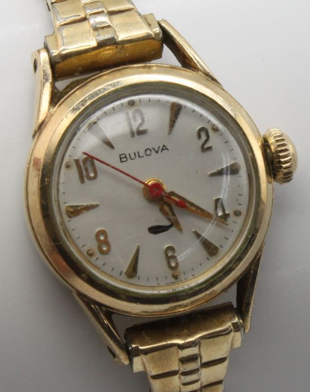 De ballena temprana de Bulova de Sea King de mano vintage rojo 1972 de 