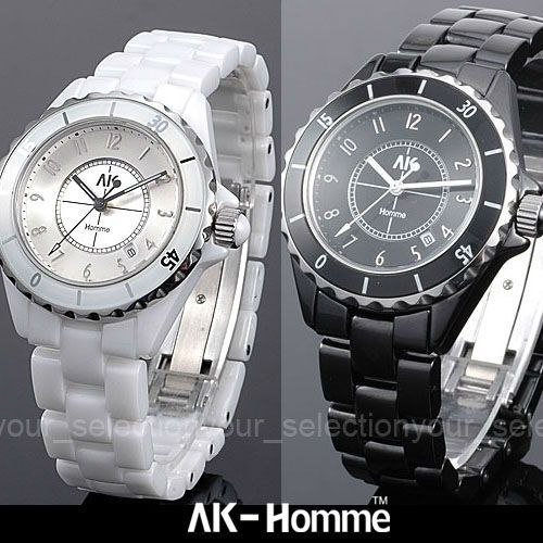 AK Homme ★ White Ceramic Mens Ladies Women Lady Exclusive 