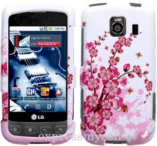 Charger + Screen + Case Cover Virgin LG OPTIMUS V U BLO  