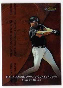 1999 T. FINEST #HA4 ALBERT BELLE PROTECTED AARON AWARD  