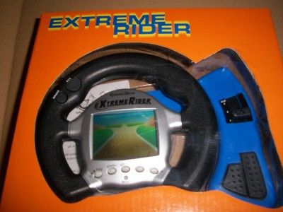 HANDHELD GAME, RACING CAR, EXTREME RIDER, SOUND & VIBRATES, EXCALIBUR 